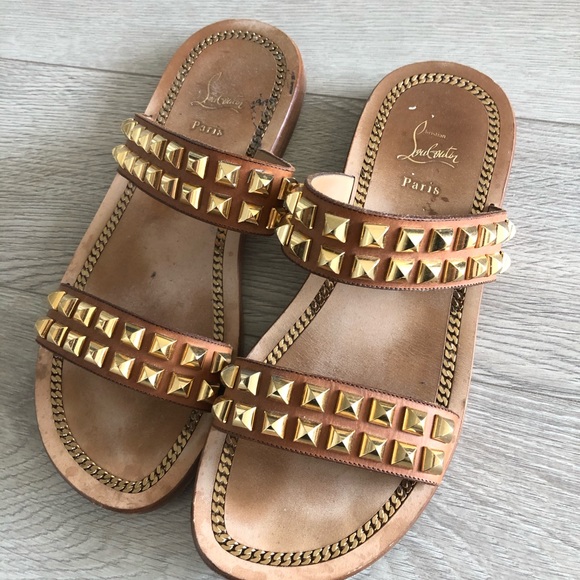 Mens 100% authentic Christian Louboutin sandals. - Picture 2 of 2